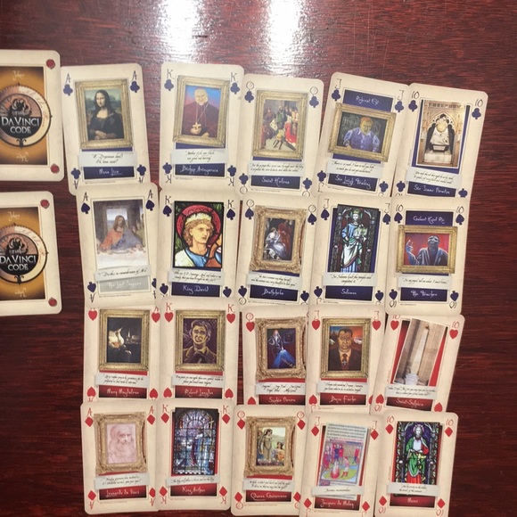 DA Vinci Code Playing Cards - Picture 3 of 5